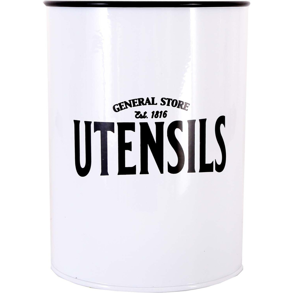 Porte-ustensiles en fer blanc general store