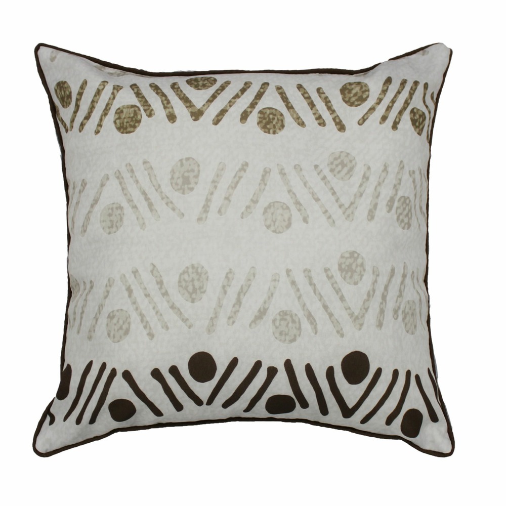 Coussin passepoil modele mambo 60 x 60 cm