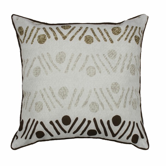 Coussin passepoil modele mambo 60 x 60 cm