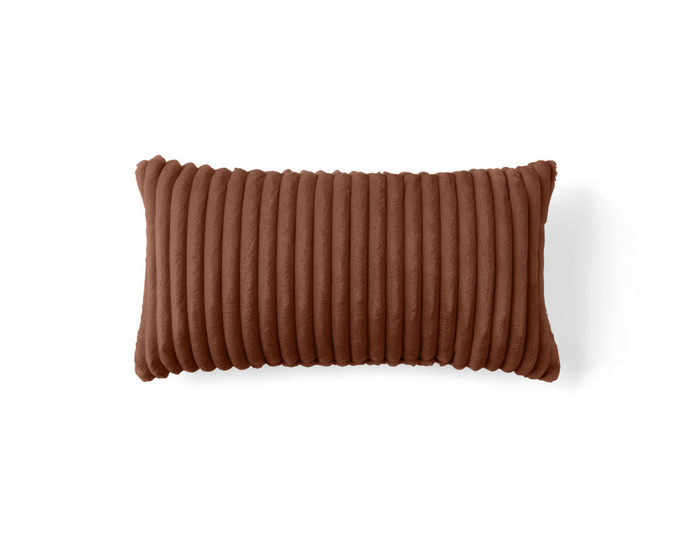 Colombine - coussin - en velours côtelé grosses côtes - 32x63 cm