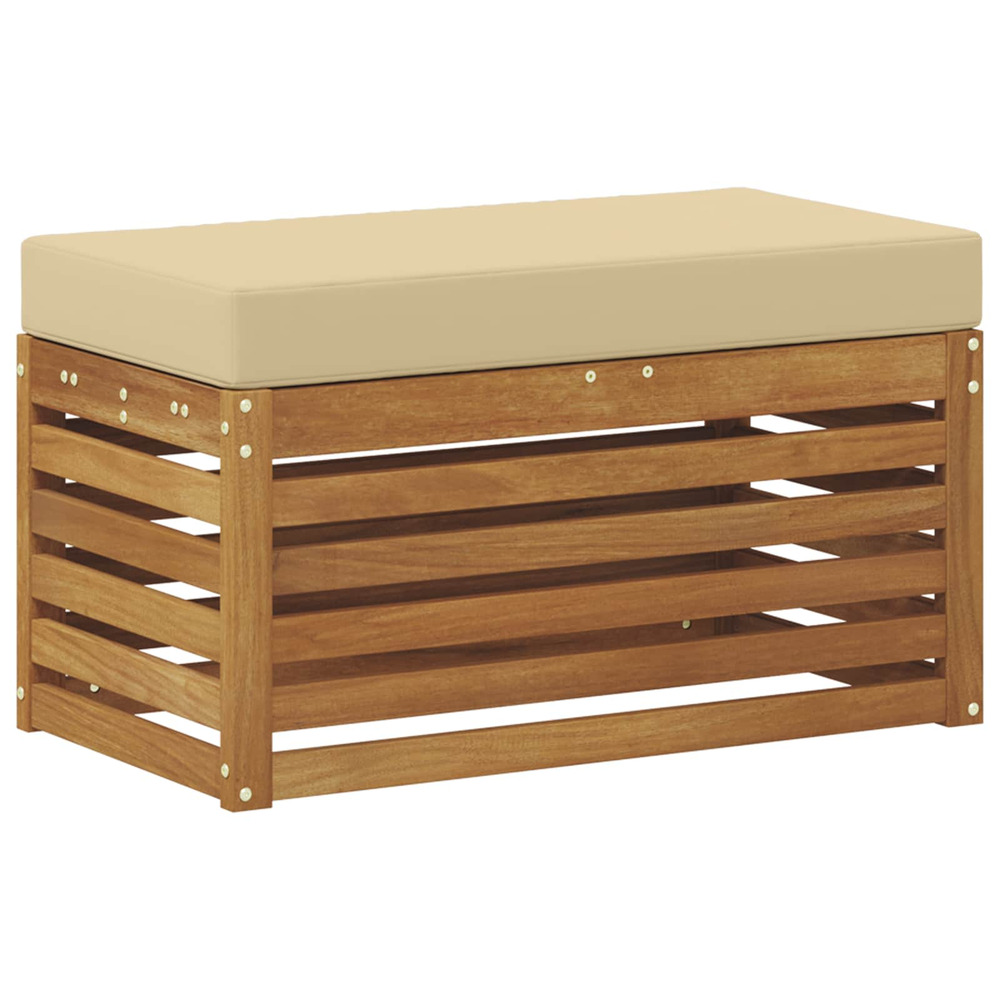 Banc de jardin bois d'acacia massif naturel