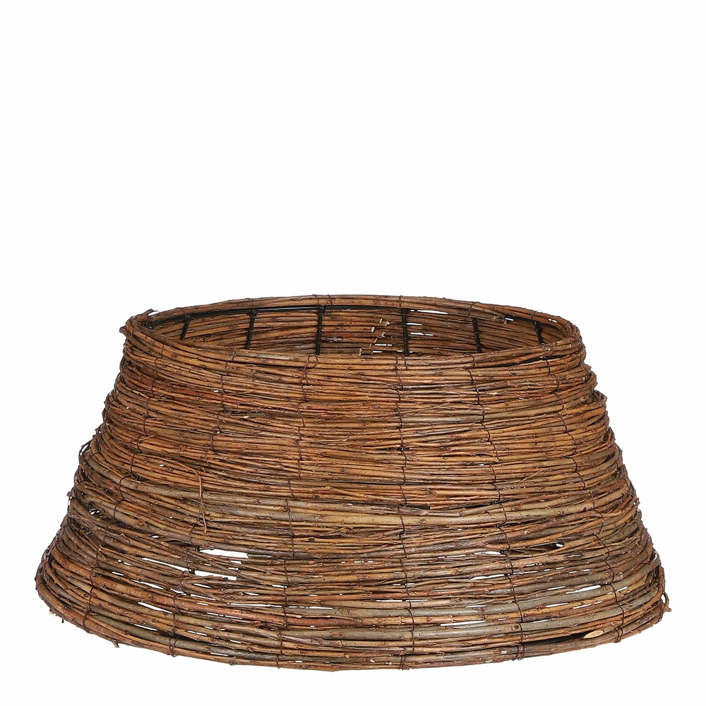 Mica decorations jupe de sapin noël - ø50 cm - brun