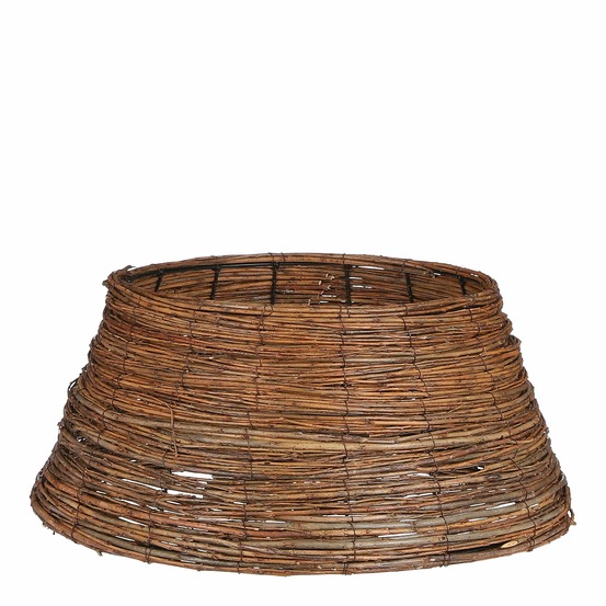 Mica decorations jupe de sapin noël - ø50 cm - brun