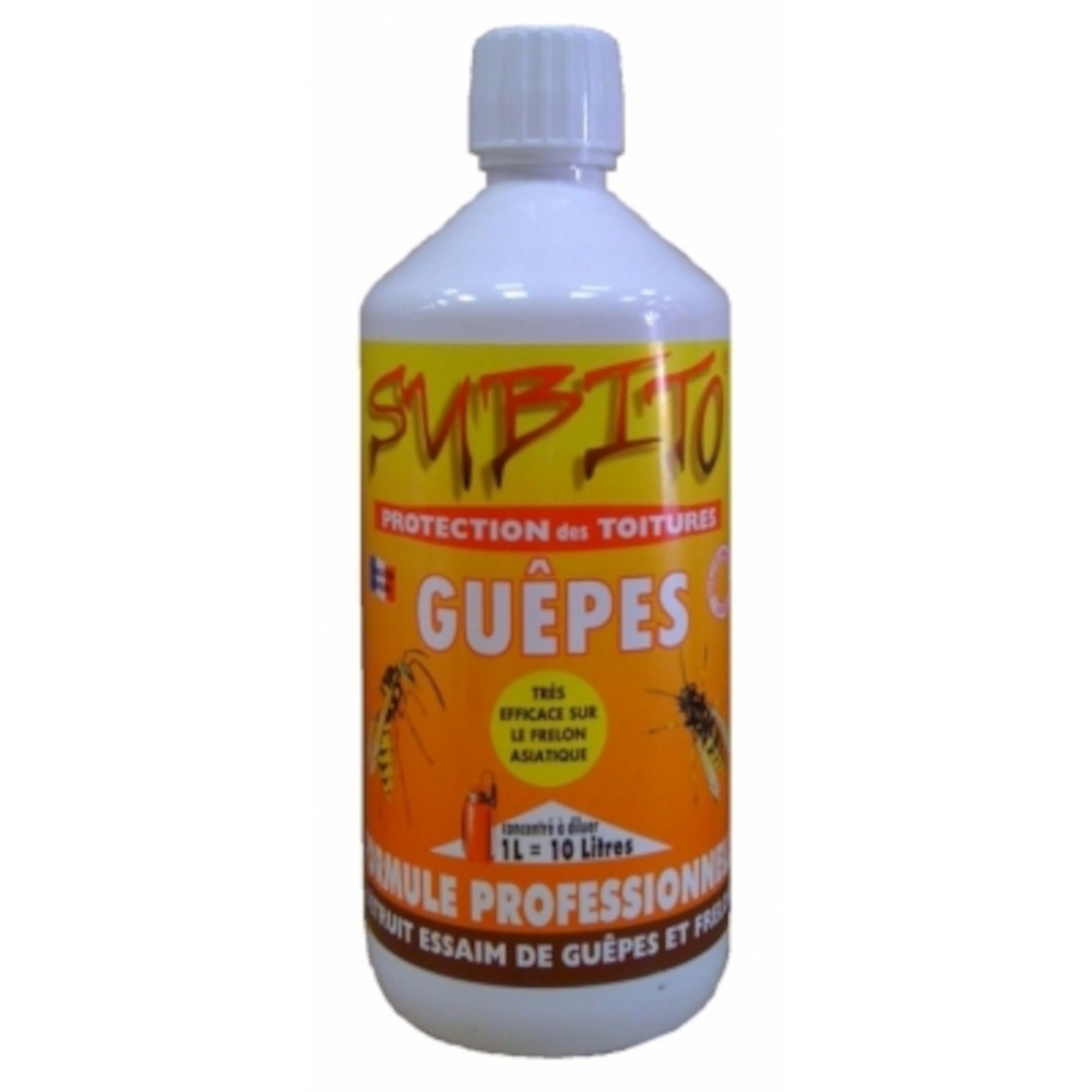 Répulsif concentré anti quêpes/frelons special toiture - 1l - sguepe1