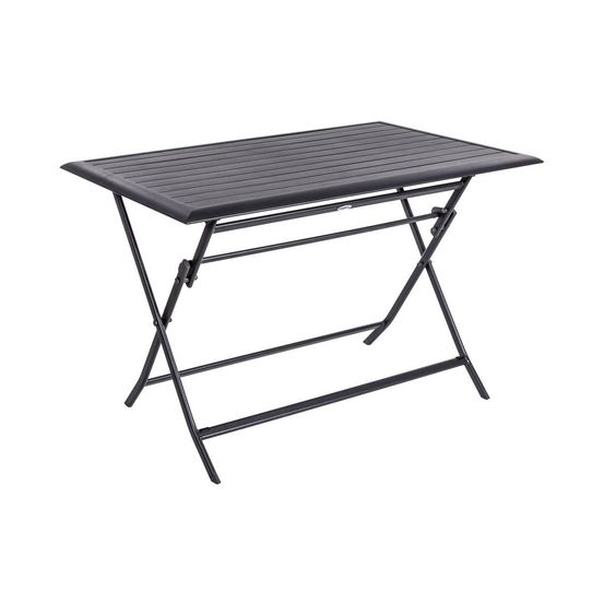 Table de jardin pliante rectangulaire