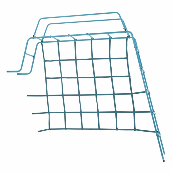 Filet à grimper avec pont de singe bleu pour aire de jeux métal EXPLORER TOUR