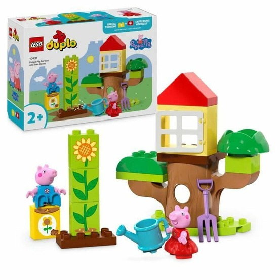 Lego duplo le jardin et la cabane dans l'arbre de peppa pig