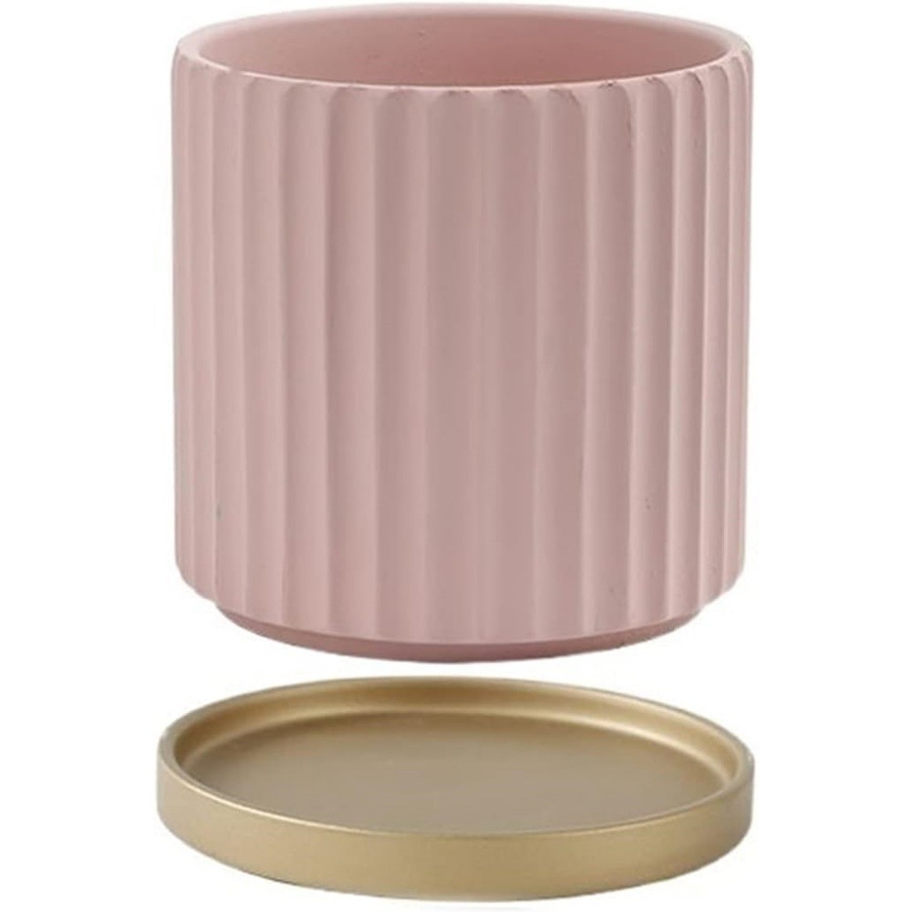 Pot de fleur en céramique avec drainage