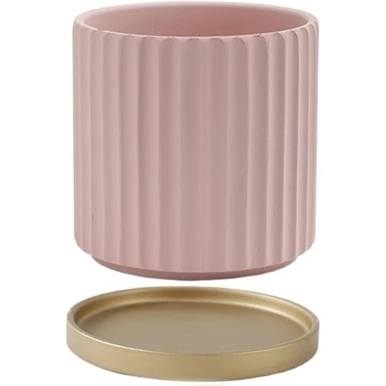 Pot de fleur en céramique avec drainage