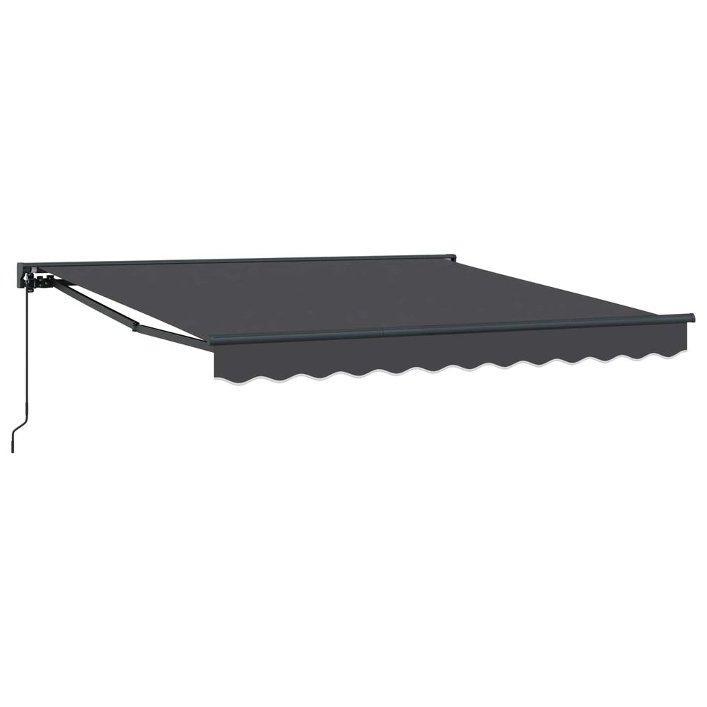 Cadre d'auvent anthracite 300 x 250 cm