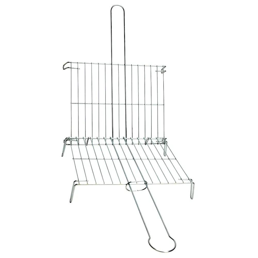 Grille double galvanisé deux volets acier zinc 45x50 cm