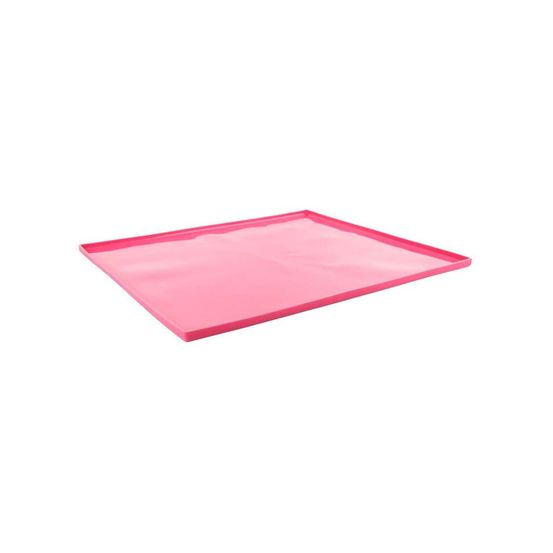 Plaque à génoise en polypropylène 41x35 cm rose