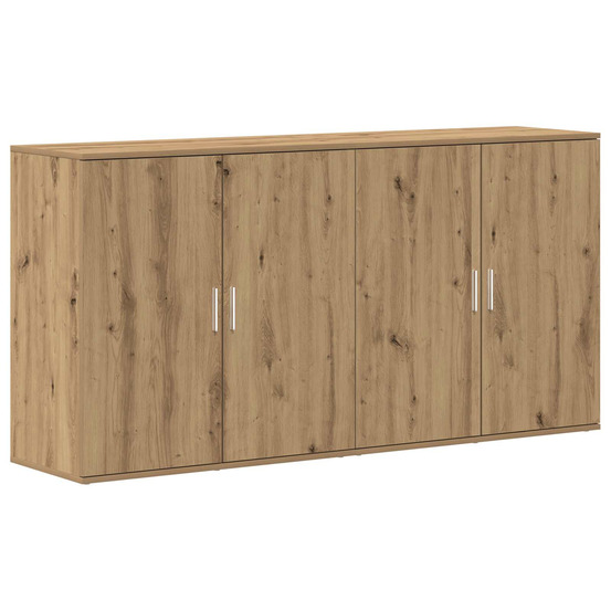 Buffet 2 pcs chêne artisanal 79 x 38 x 80 cm bois d'ingénierie