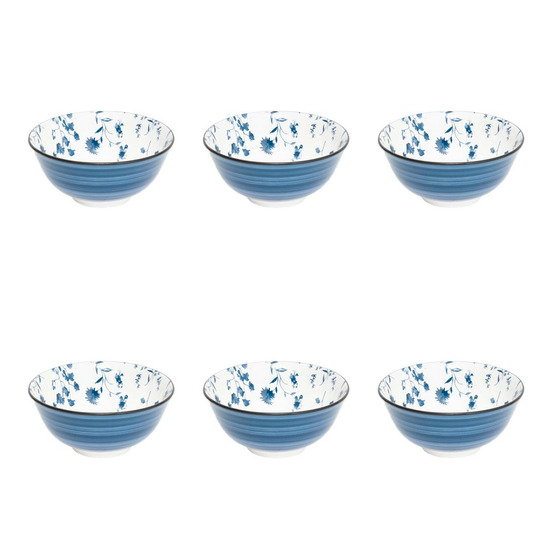 Lot de 6 bols en porcelaine