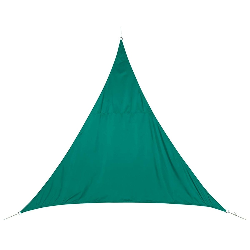 Voile d'ombrage triangulaire curacao émeraude