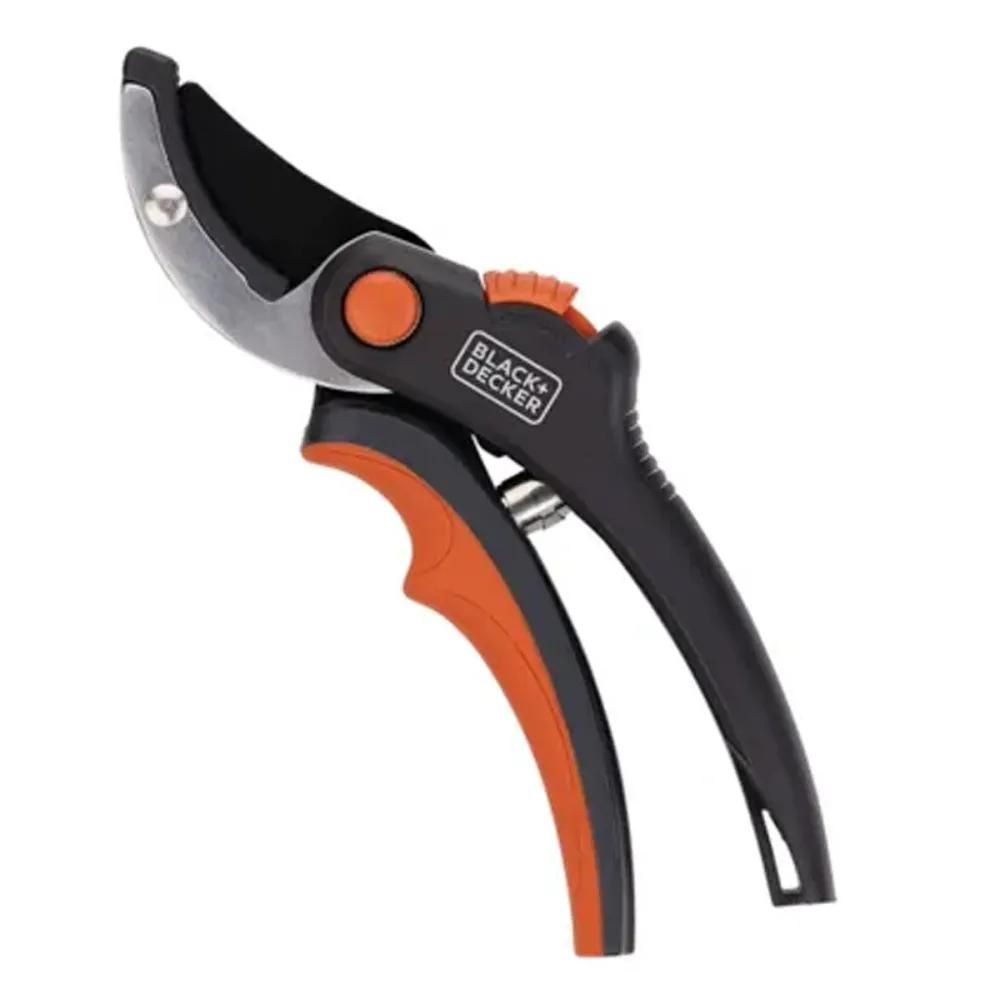 Sécateur black&decker® 20cm - coupe précise et ergonomique
