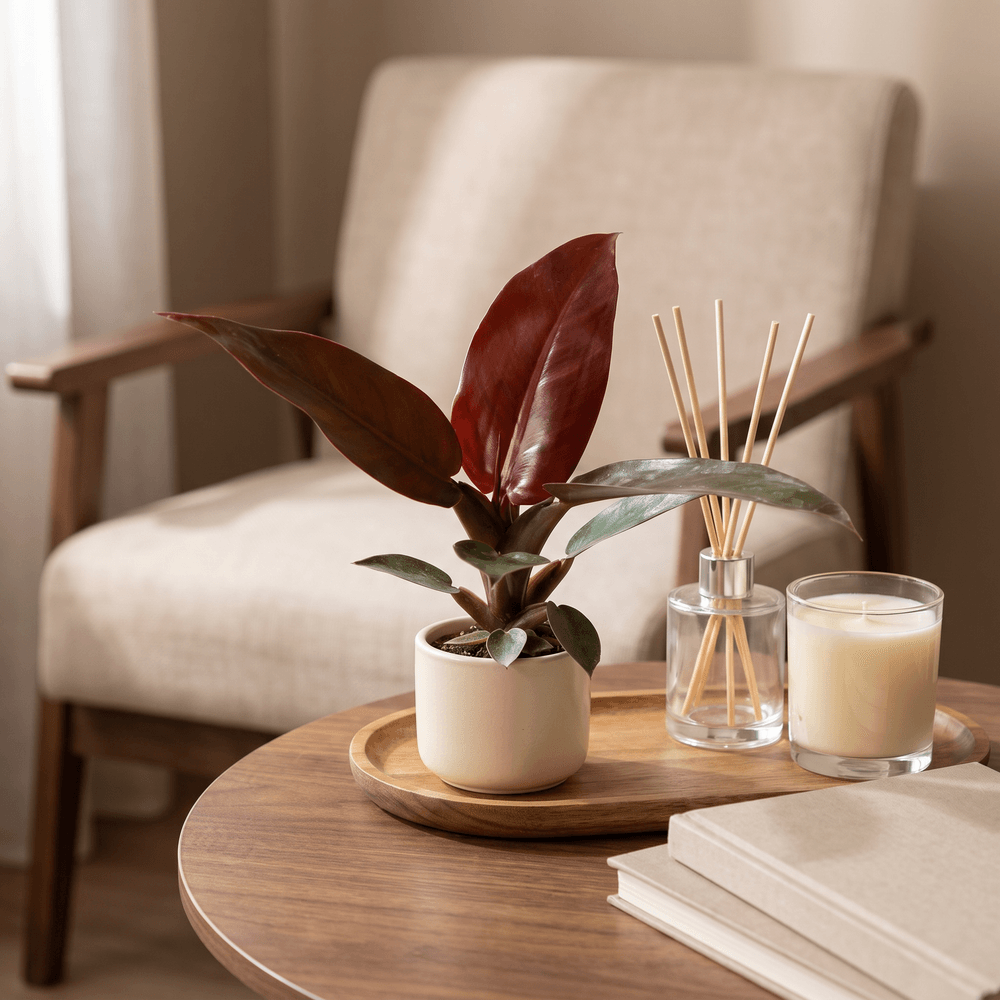 Philodendron sun red - pot de 6cm - hauteur 10cm - plantes d'intérieur