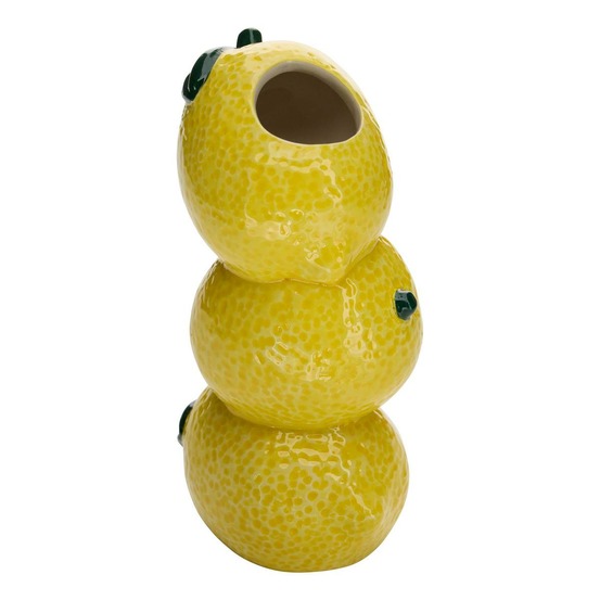 Vase fruity pastèque en céramique 10,5x8,5x19,8 cm