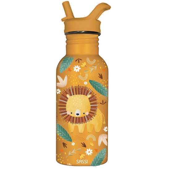 Bouteille en inox chompy le lion 500 ml