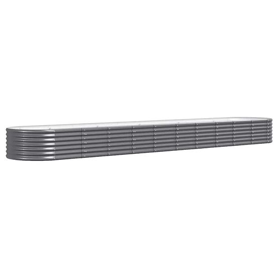 Lit surélevé de jardin acier galvanisé anthracite