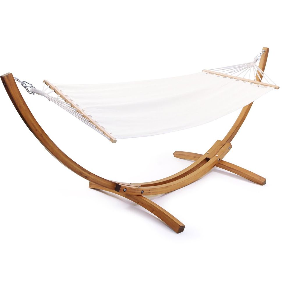 Hamac bois avec toile en coton 