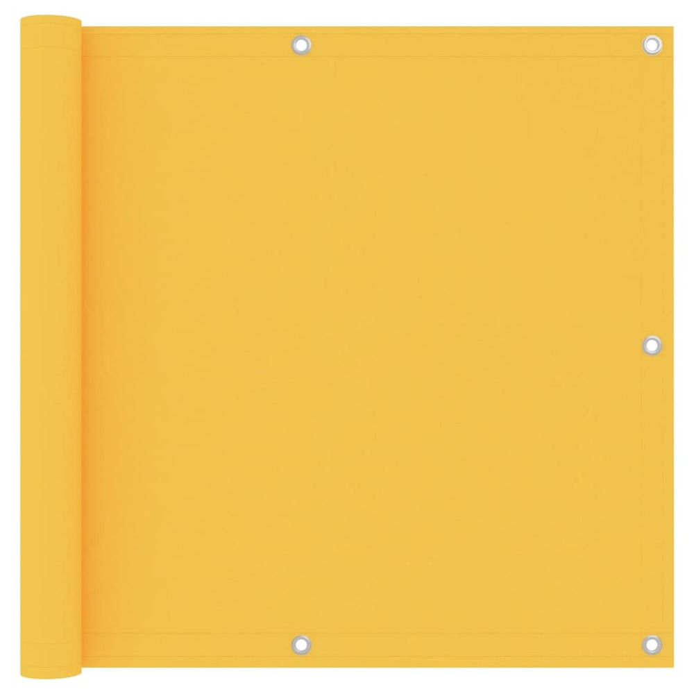 Écran de balcon jaune 90x400 cm tissu oxford