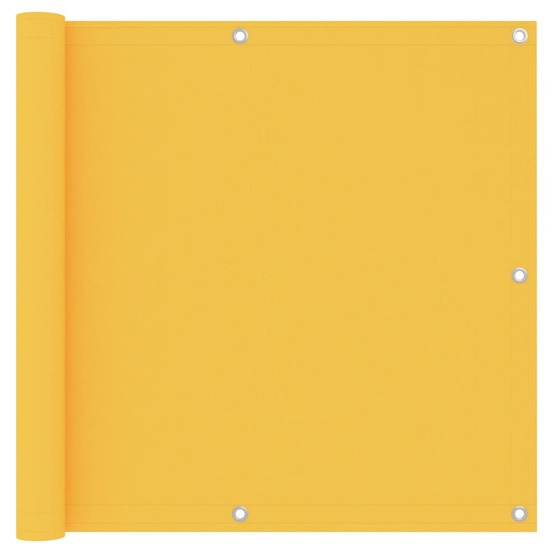 Écran de balcon jaune 90x400 cm tissu oxford