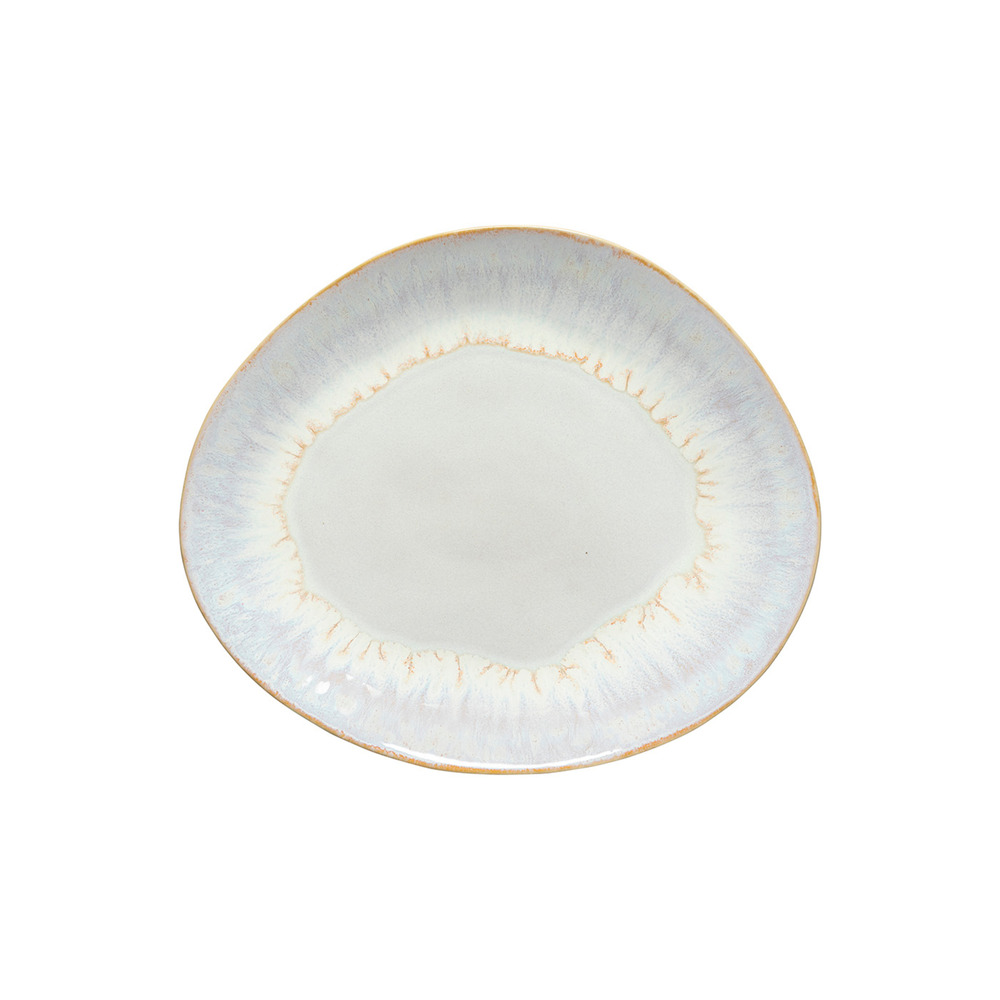 Assiette plate ovale 26,6 x 22,5 cm brisa - lot de 6 - costa nova
