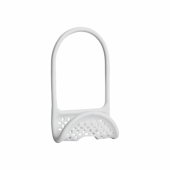 Support accessoires robinet blanc