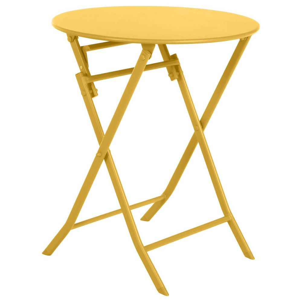 Table de jardin pliante ronde 