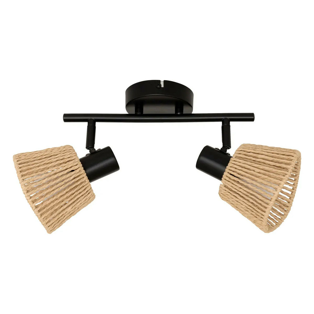 Plafonnier 2 lampes orientables 