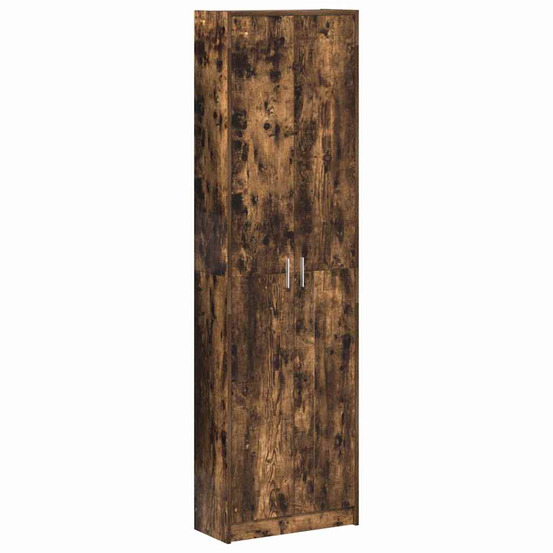 Armoire chêne fumé 55 x 25 x 189 cm bois d'ingénierie