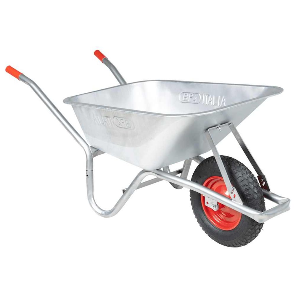 Brouette 90 l 150 kg acier galvanisé et plastique