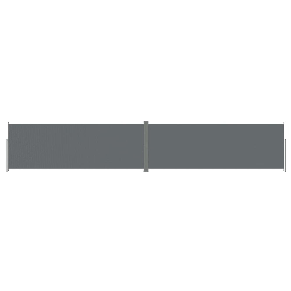 Auvent paravent store brise-vue latéral rétractable de patio jardin terrasse balcon protection visuelle écran anthracite 220