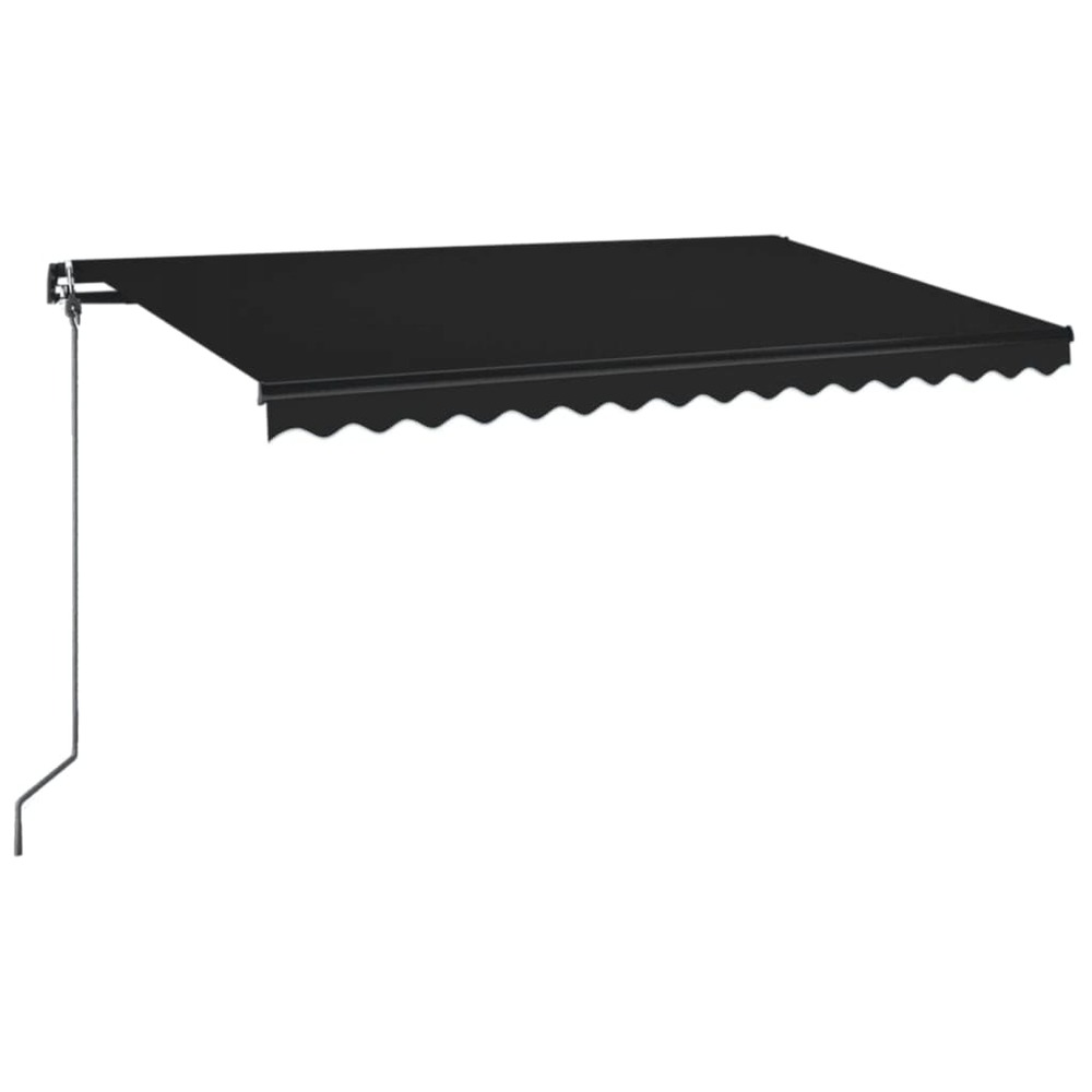 Auvent manuel rétractable 400x350 cm anthracite