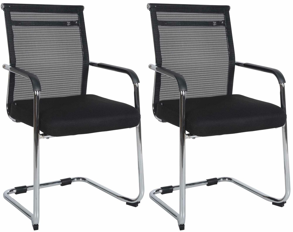 Lot de 2 chaises visiteurs denny