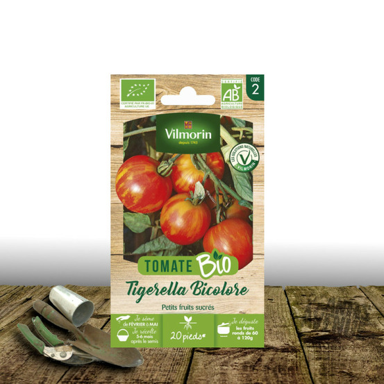 Graines de tomate tigerella - sans traitement - vilmorin sachet