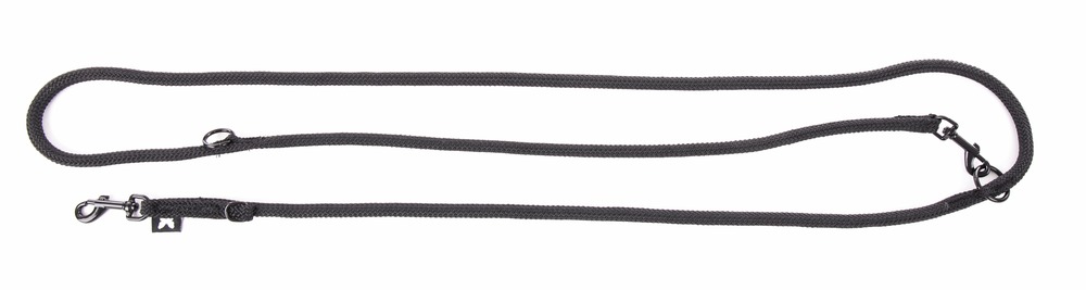 Martin sellier - laisse 3 positions pour chiens en nylon martin sellier - laisse avec mousqueton carabine