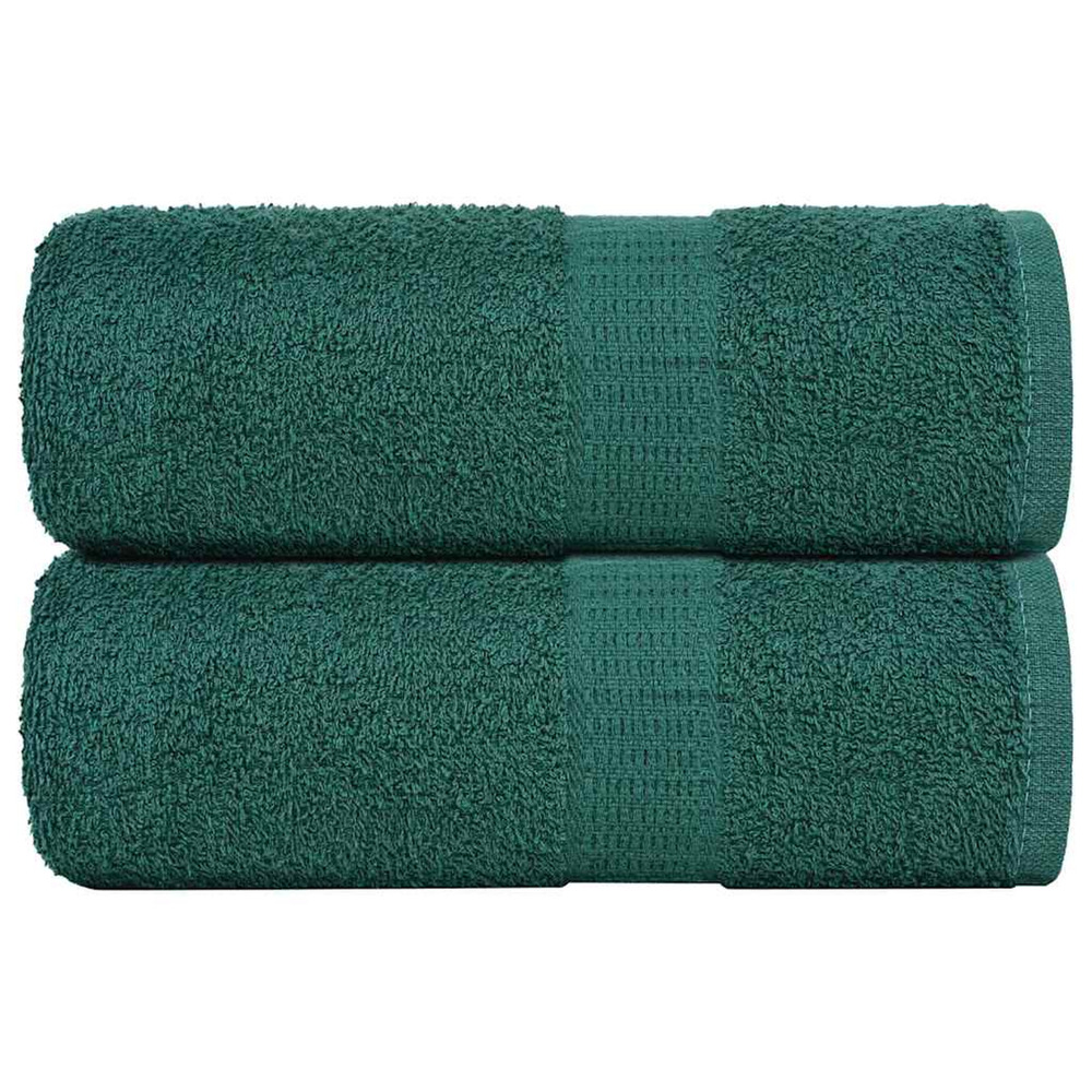 Serviettes de toilette frogn 2 pièces vert 30x30 cm 360 g/m²