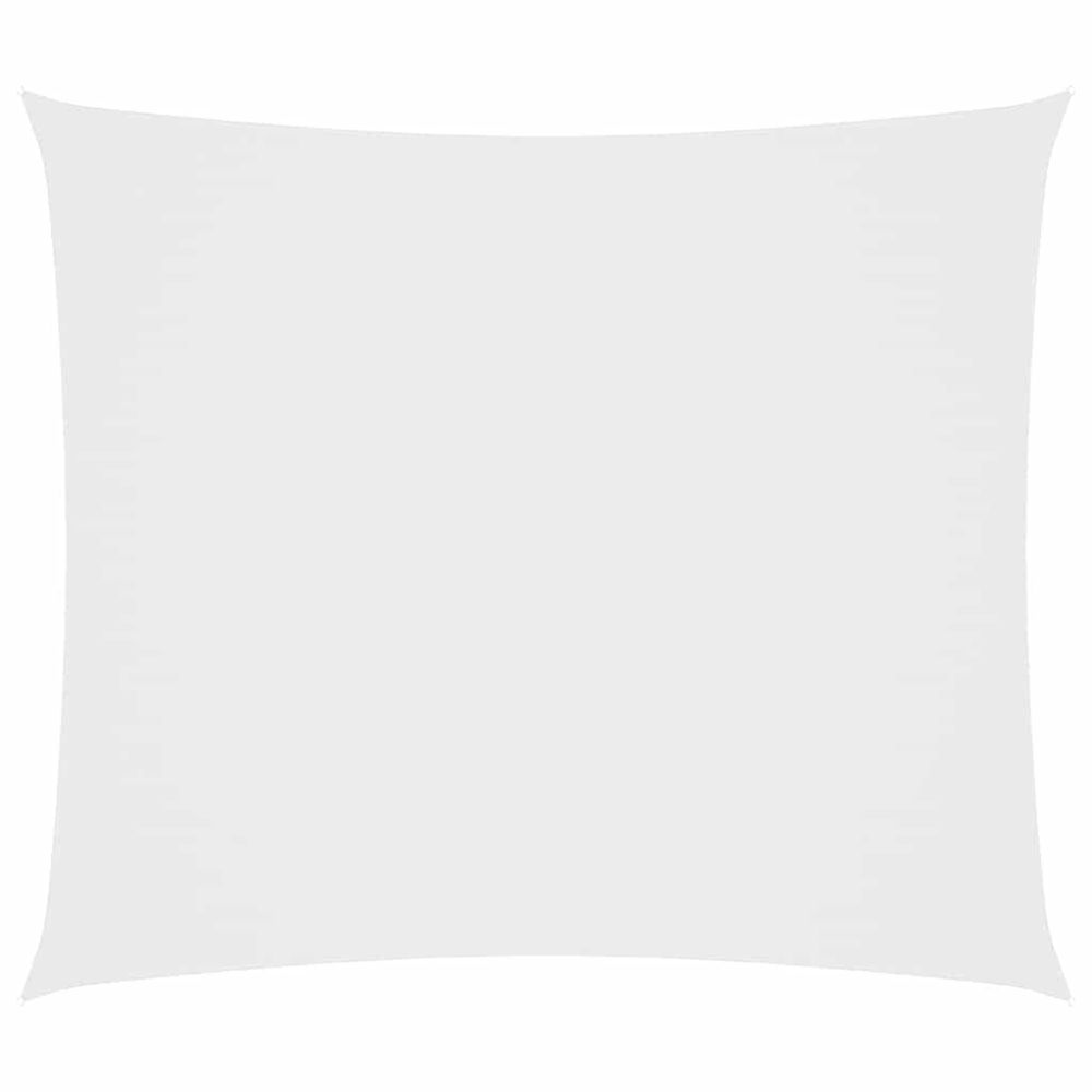 Voile de parasol tissu oxford rectangulaire 2x2,5 m blanc