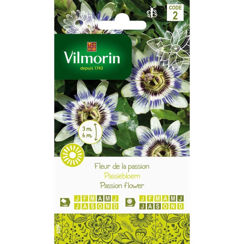 Sachet graines fleur de la passion