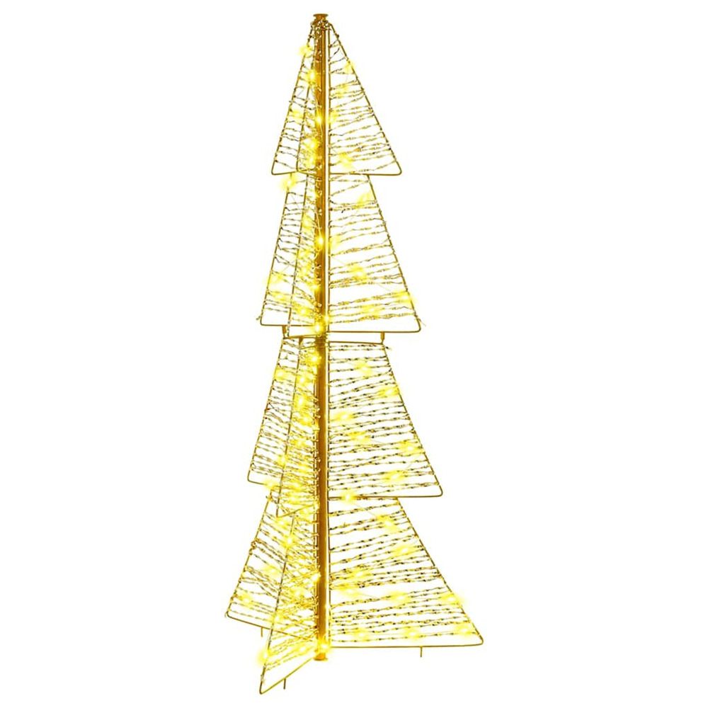 Sapin de noël avec 100 led blanc chaud 120 cm pet