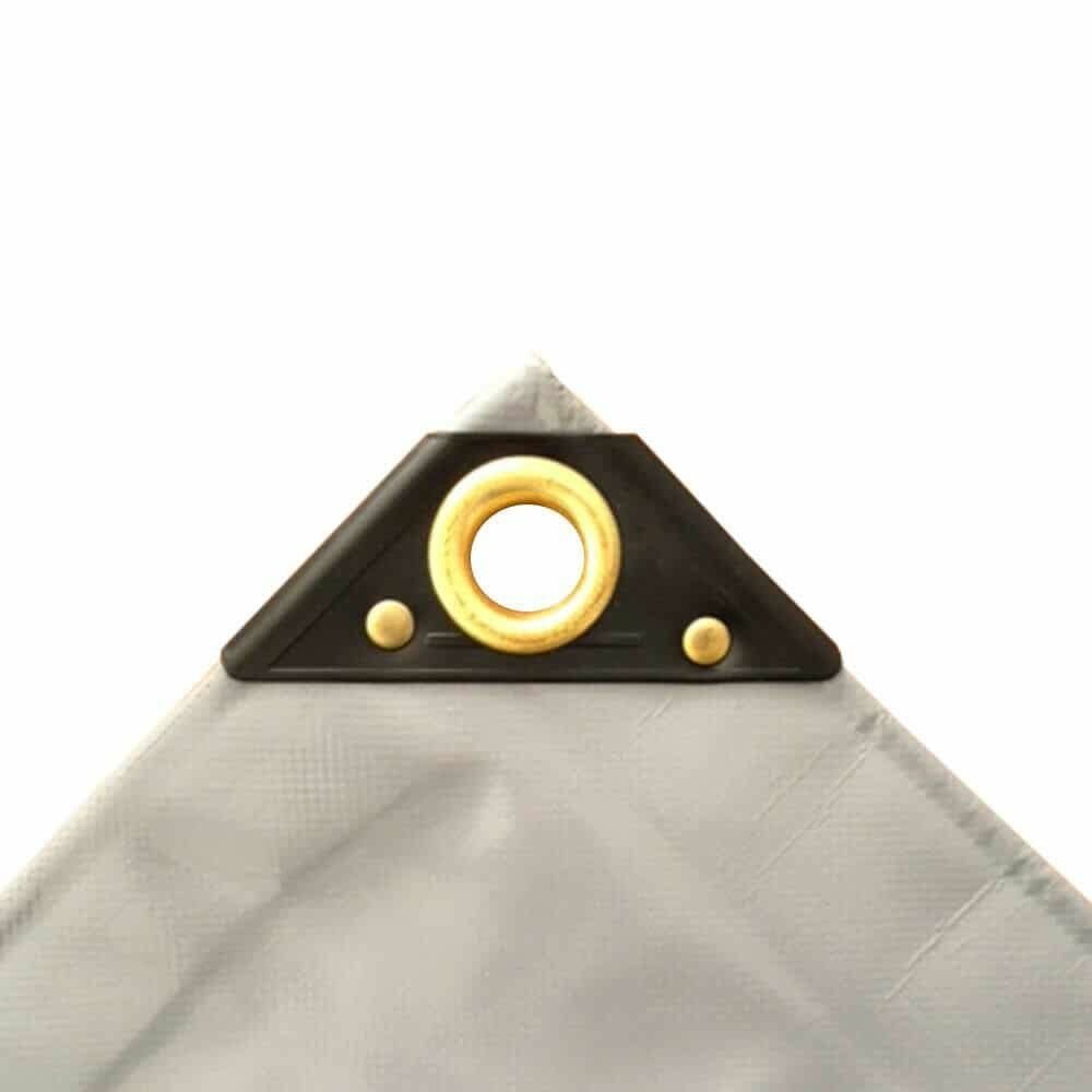 Gris 650 g/m² pvc 4 x 6m (24m²) bâche