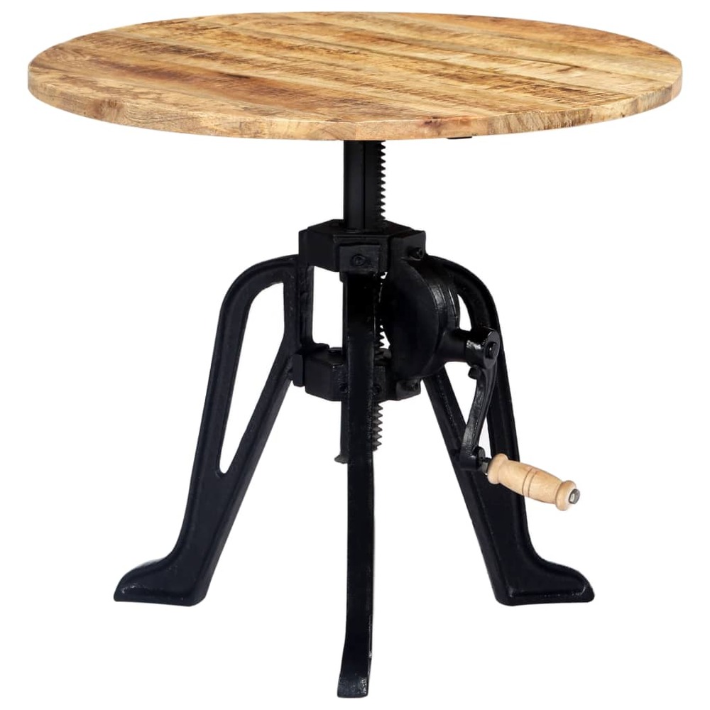 Table d'appoint Bois de manguier et fonte