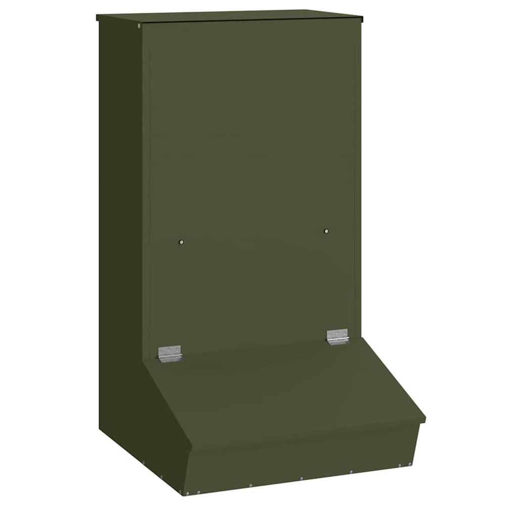 Distributeur de porcs vert olive 55 x 51 x 91,5 cm 20 kg