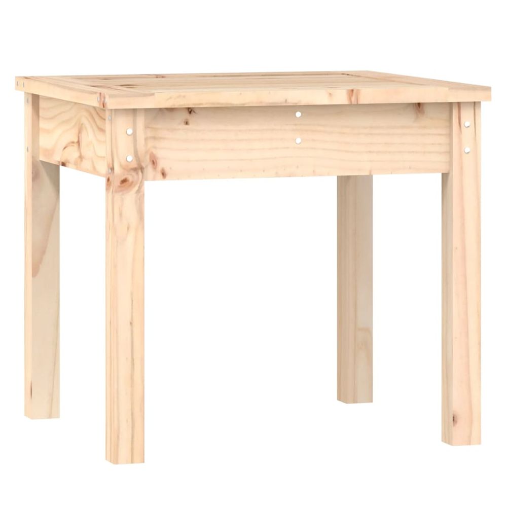 Banc de jardin 50x44x45 cm bois massif de pin