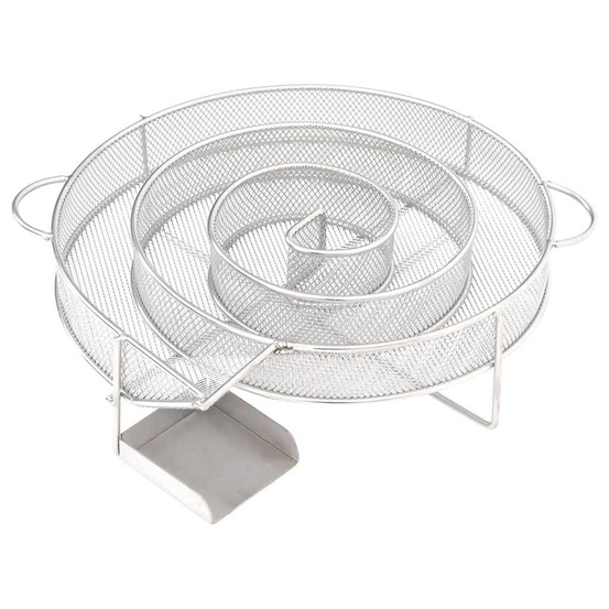 Générateur de fumée froide rond 19,5 cm acier inoxydable