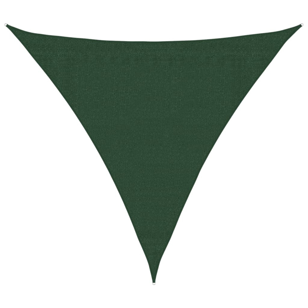 Voile d'ombrage 160 g/m² vert foncé 3x3x3 m pehd