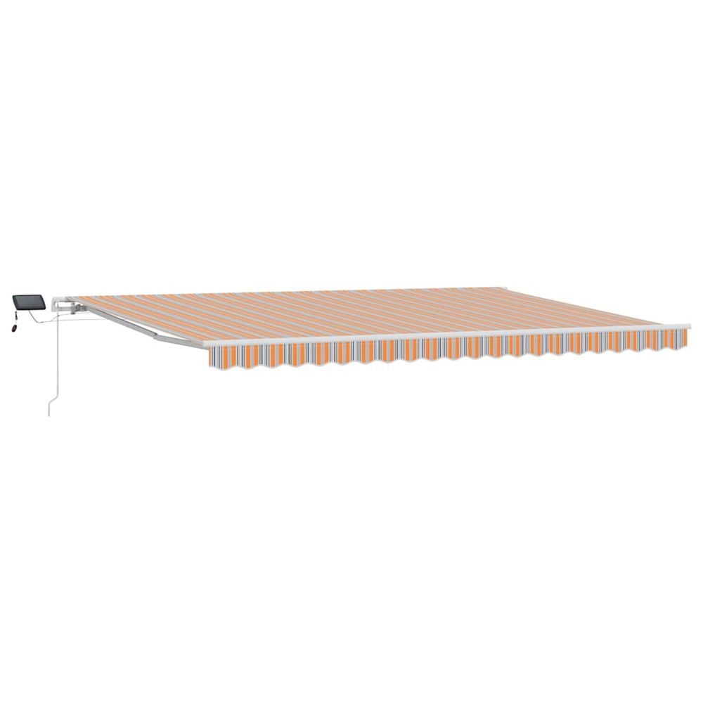 Auvent rétractable multicolore 500 x 300 x 165 cm