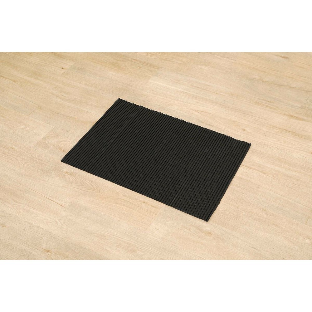 Tapis pvc antiderapant 50x70 cm - noir